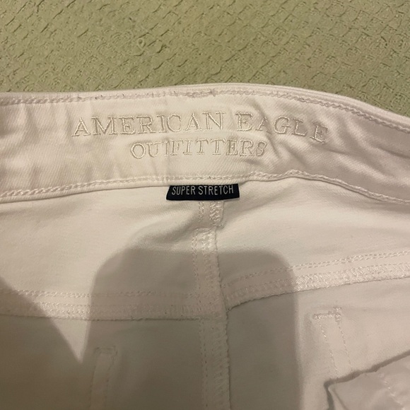 American Eagle Outfitters White Skinny Jeans - Picture 3 of 7